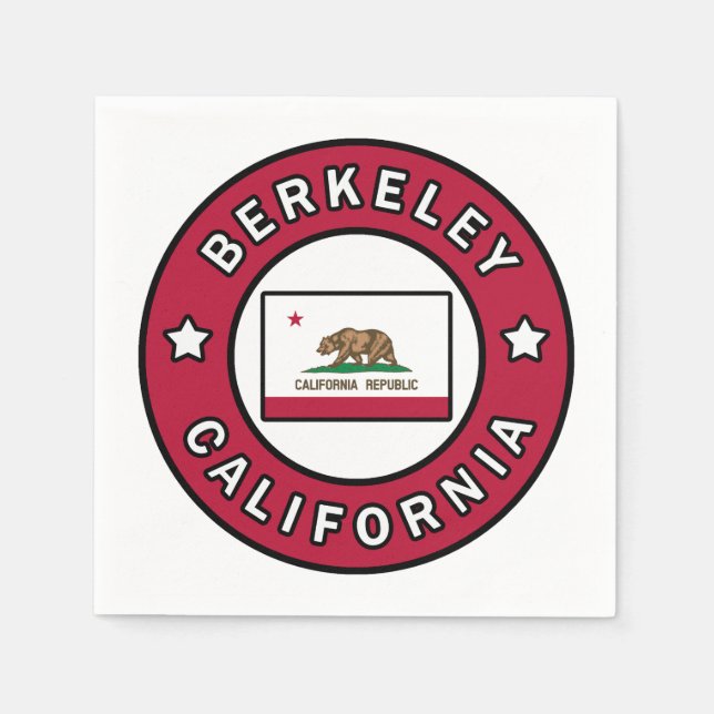 Berkeley California Napkins (Front)