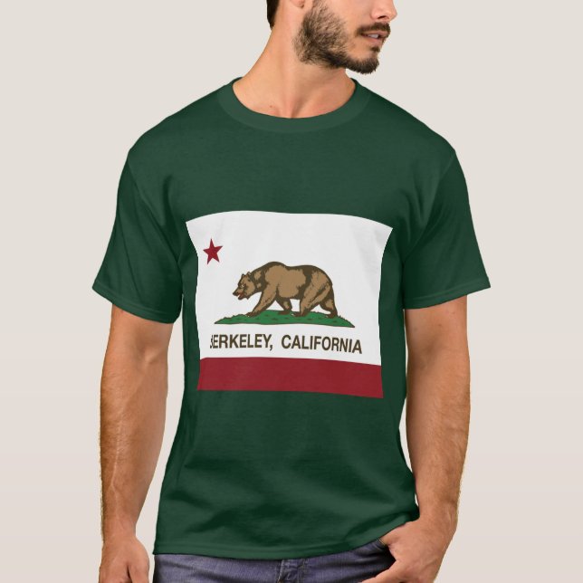 Berkeley California Republic Flag T-Shirt (Front)