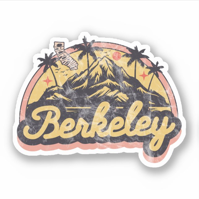 Berkeley, California Sticker (Front)