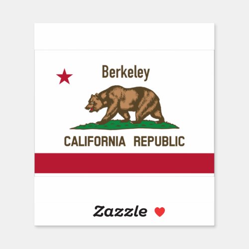 Berkeley California Sticker