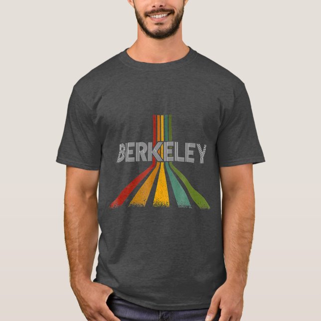 Berkeley California  Vintage Retro T-Shirt (Front)