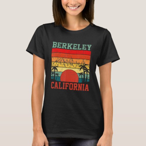 Berkeley California Vintage Souvenir  Men Women Ki T_Shirt