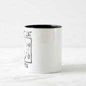Berkeley Cat Logo merch Two-Tone Coffee Mug (Center)