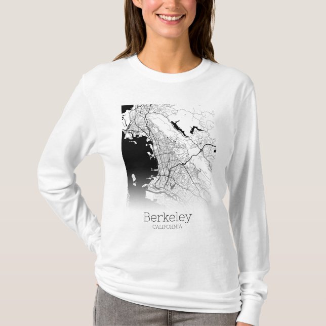 Berkeley City Map T-Shirt (Front)