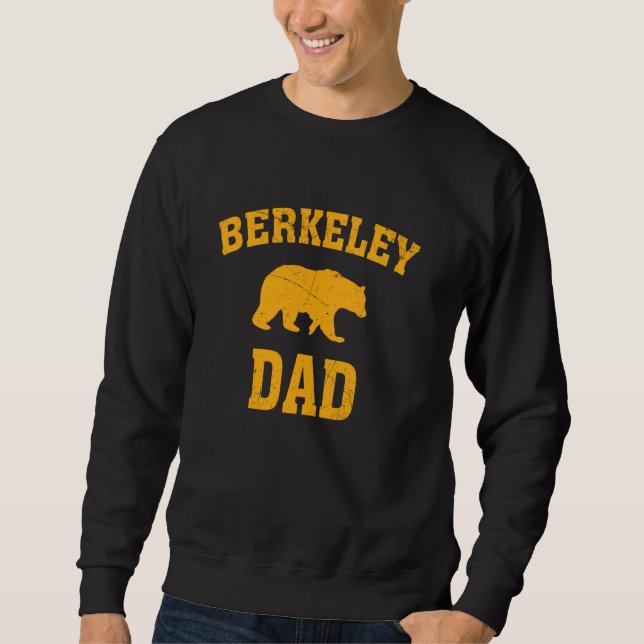 Berkeley Dad Bear Graphic Father's Day Sweatshirt (Front)