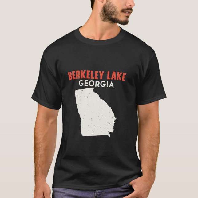 Berkeley Lake Georgia USA State America Travel Geo T-Shirt (Front)