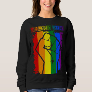 Berkeley LGBT Pride Month LGBTQ Rainbow Flag Gay L Sweatshirt