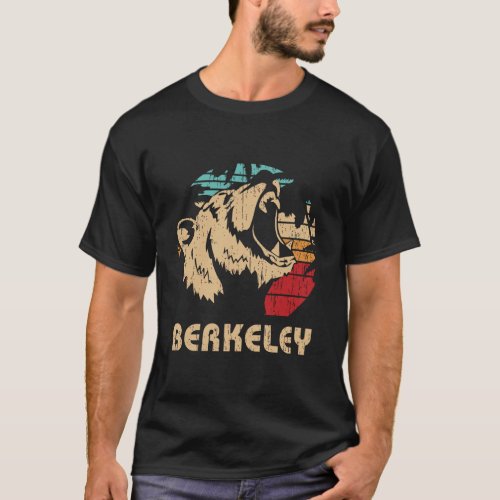 Berkeley Retro Bear Roaring Design _ Berkeley Cali T_Shirt
