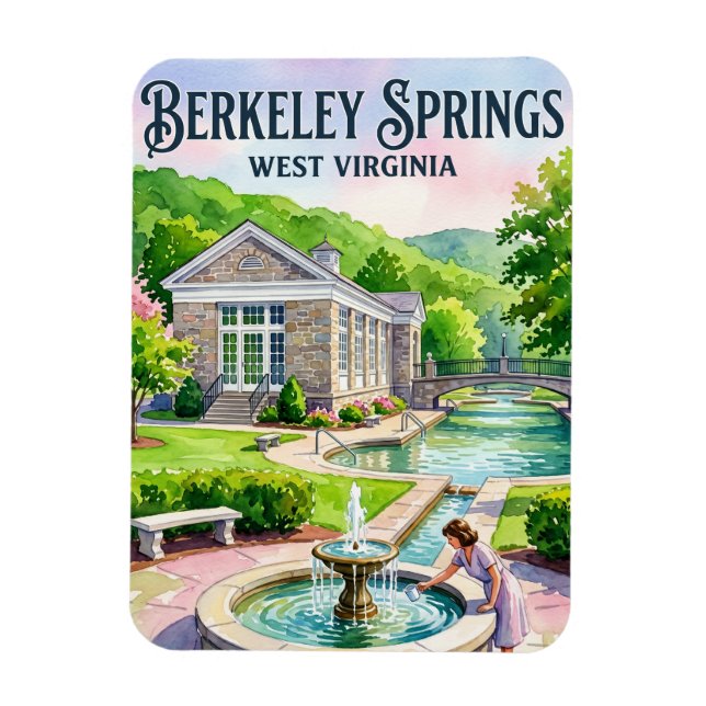 Berkeley Springs State Park USA Magnet (Vertical)