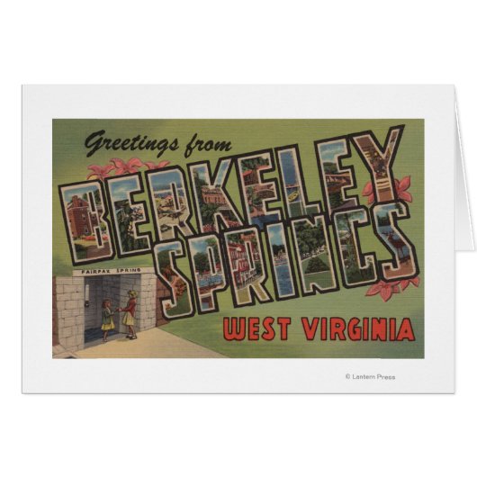 Berkeley Springs, West Virginia Cards (Front Horizontal)