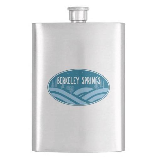 Berkeley Springs West Virginia Outdoors Flask