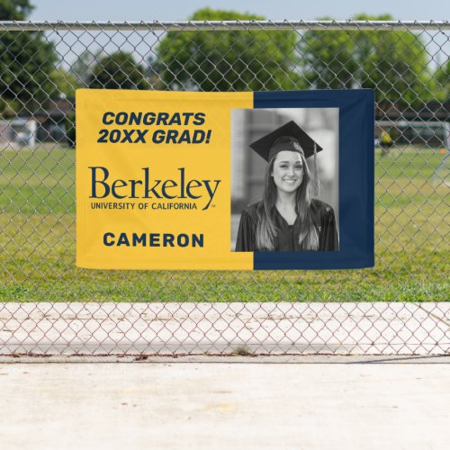 Berkeley Wordmark  Congrats Grad Banner