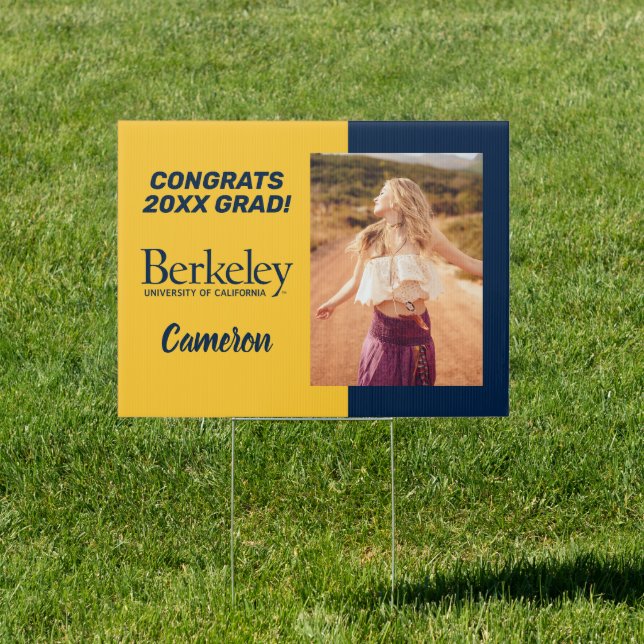 Berkeley Wordmark | Congrats Grad Sign (Insitu)