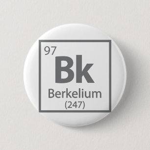 Berkelium - Berkeley Science Periodic Table Button