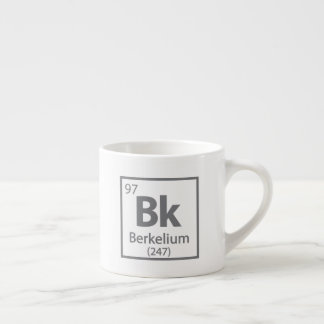 Berkelium - Berkeley Science Periodic Table Espresso Cup