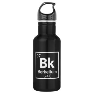 Berkelium - Berkeley Science Periodic Table Stainless Steel Water Bottle