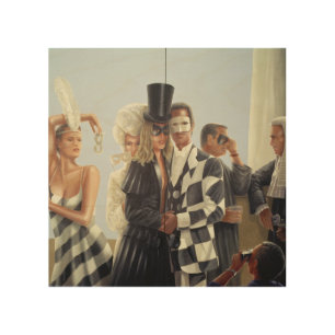 Berkley Hotel Mural - 1 Wood Wall Art