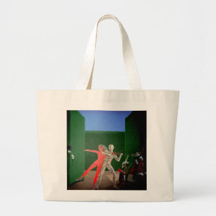 Berkley Hotel Murals - 2 Large Tote Bag