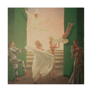 Berkley House Murals - 3 Wood Wall Decor