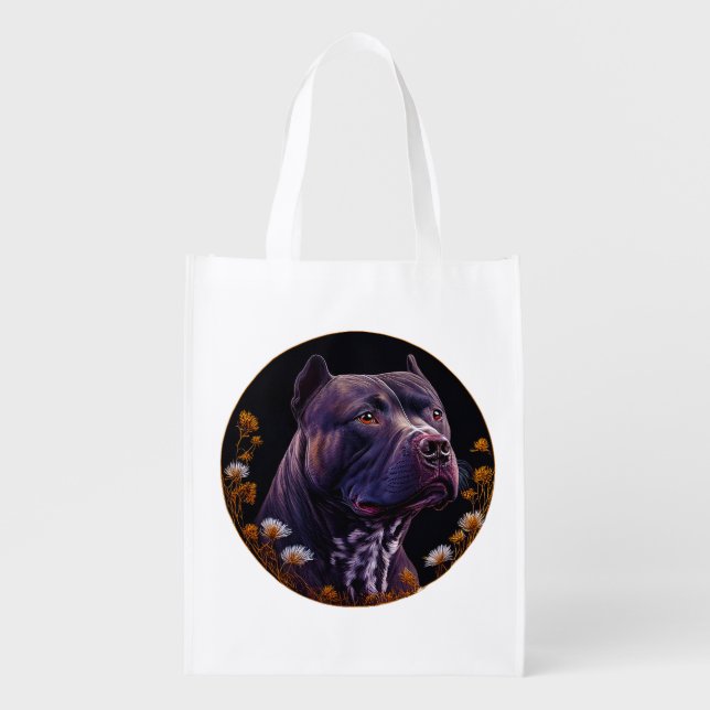 Berkshire Bullies 01 T-Shirt Grocery Bag (Front)
