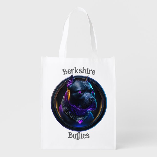 Berkshire Bullies 04a T-Shirt Grocery Bag (Front)