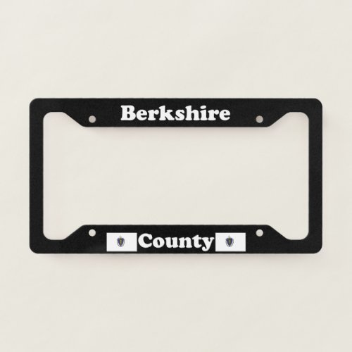 Berkshire County Massachusetts LPF License Plate Frame