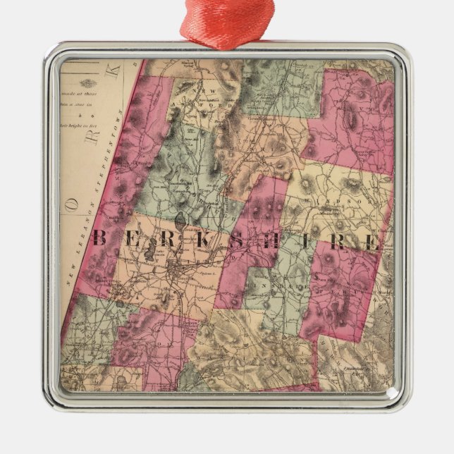 Berkshire County Metal Ornament (Front)