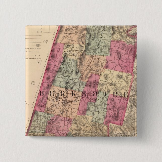 Berkshire County Pinback Button (Front)