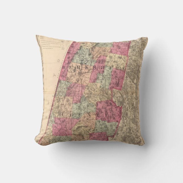 Berkshire County Throw Pillow (Front)