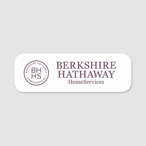 Berkshire Hathaway Name Tag