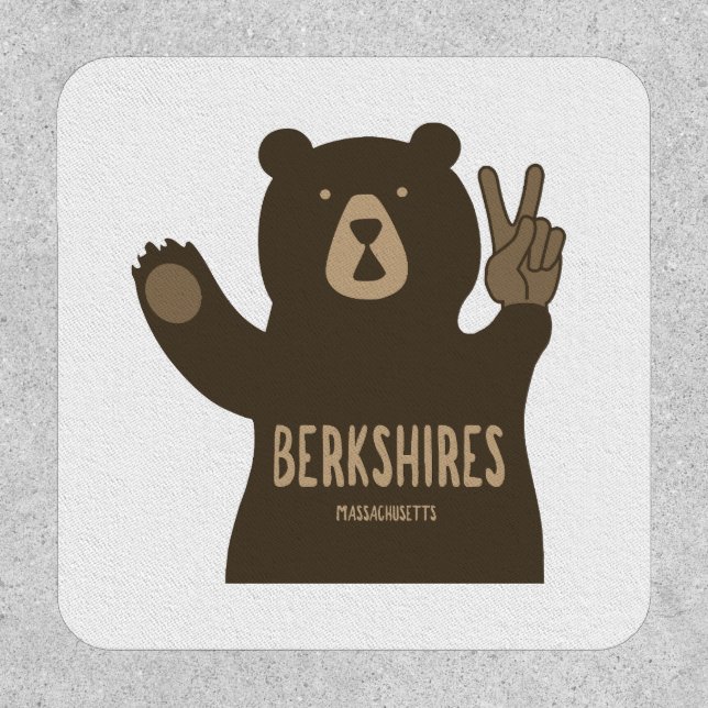 Berkshires Massachusetts Peace Bear Patch (Front)