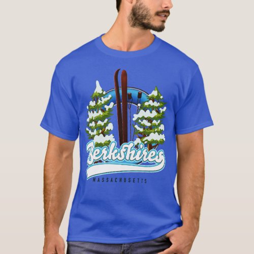 Berkshires Massachusetts Ski T_Shirt