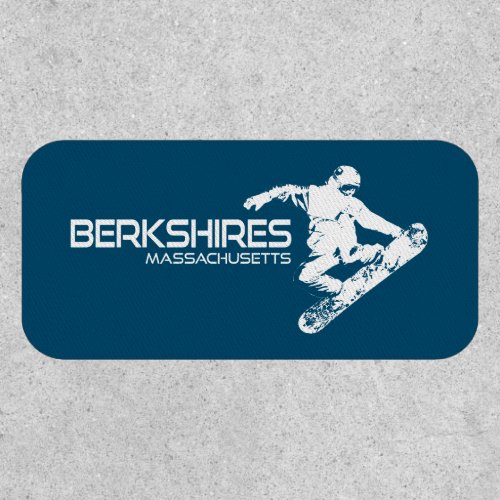 Berkshires Massachusetts Snowboarder Patch