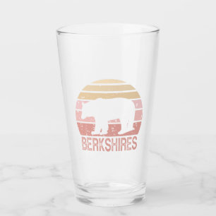Berkshires Retro Bear Glass