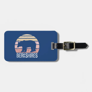 Berkshires Retro Bear Luggage Tag