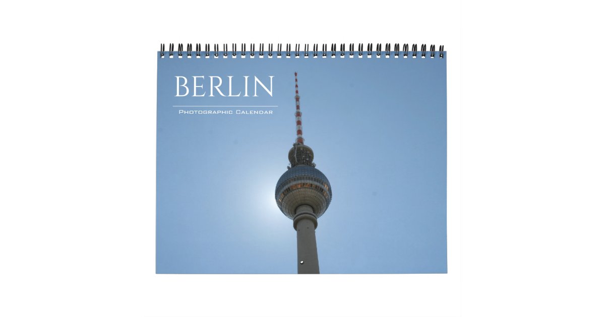 berlin 2024 calendar Zazzle