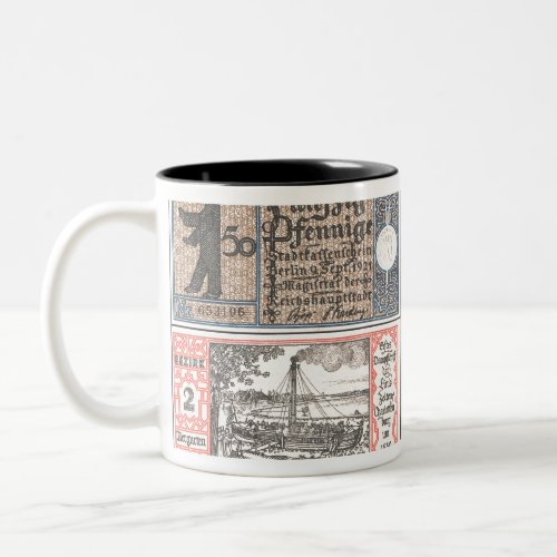 Berlin 50 Pfennig 1921 Tiergarten Two_Tone Coffee Mug