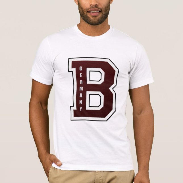 Berlin American High School Varsity Letter T-Shirt (Front)