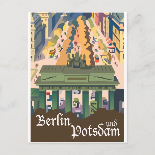 Berlin and Potsdam Postcard