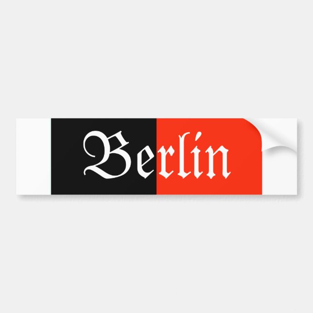 Berlin Army of Occupation Medal Bumper Sticker (Front)