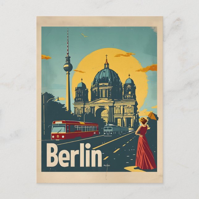 Berlin Art Deco Postcard (Front)