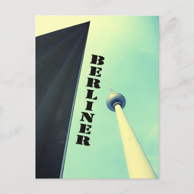 Berlin - Berliner TV Tower Postcard (Front)