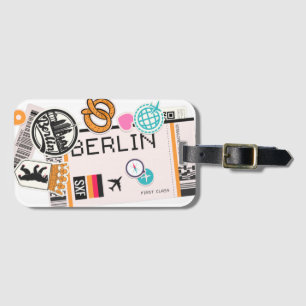 BERLIN BOARDING PASSES PHONE LUGGAGE TAG
