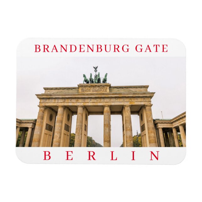 Berlin Brandenburg Gate fridge magnet (Horizontal)