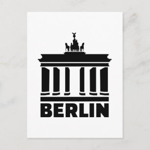 Berlin Brandenburg gate Postcard