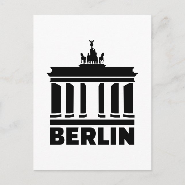 Berlin Brandenburg gate Postcard (Front)