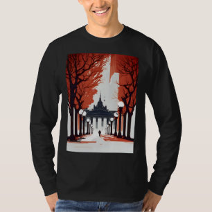 Berlin Brandenburg Minimalist Gate T-Shirt