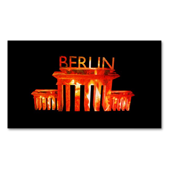 Berlin Business Card Magnet (Front)