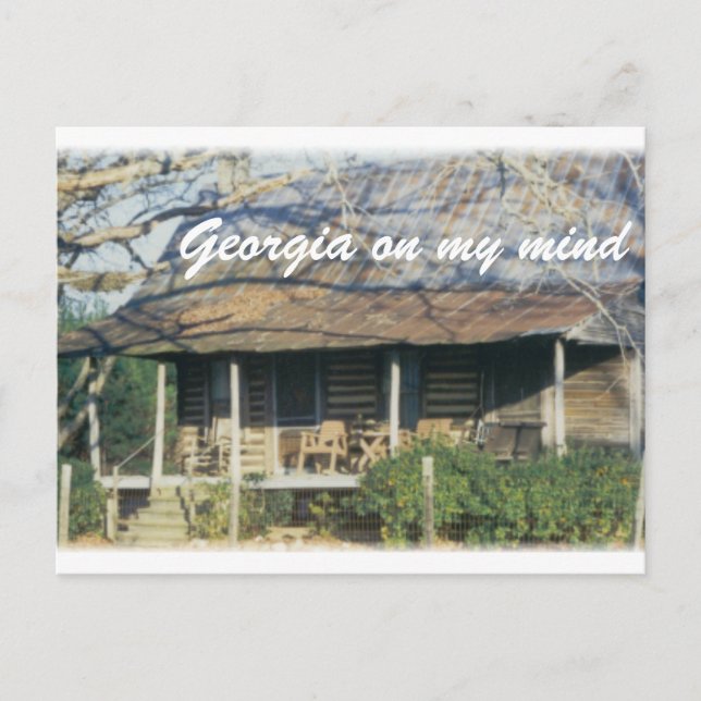 Berlin Cabin, Georgia on my mind Postcard (Front)