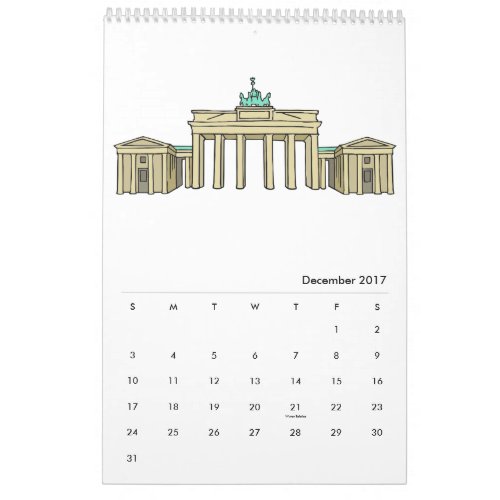 Berlin Calendar 2017